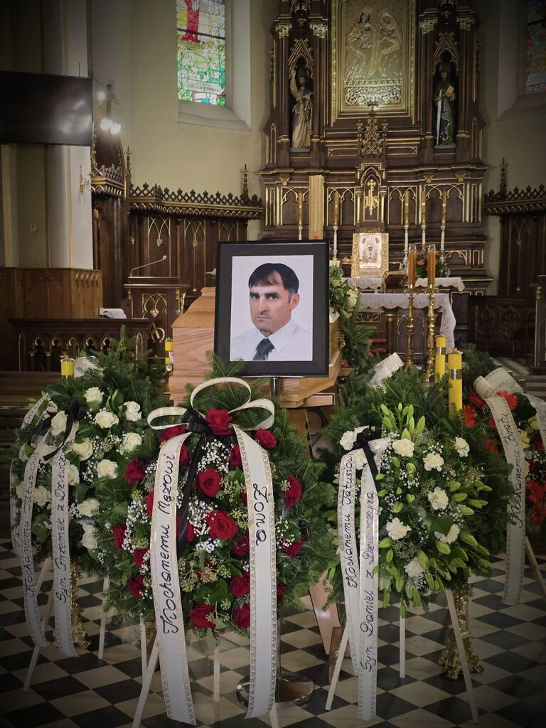 Ostatnia droga ś.p. Ryszarda Skórki