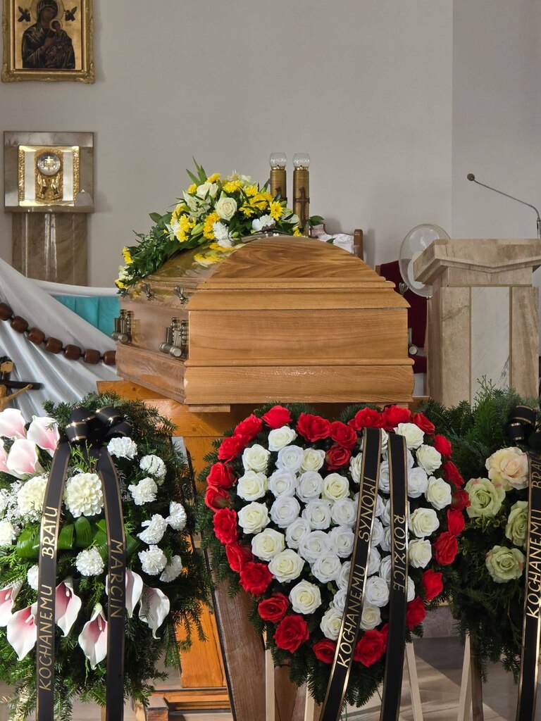 Ostatnie pożegnanie ś.p. Roberta Mikuszewskiego