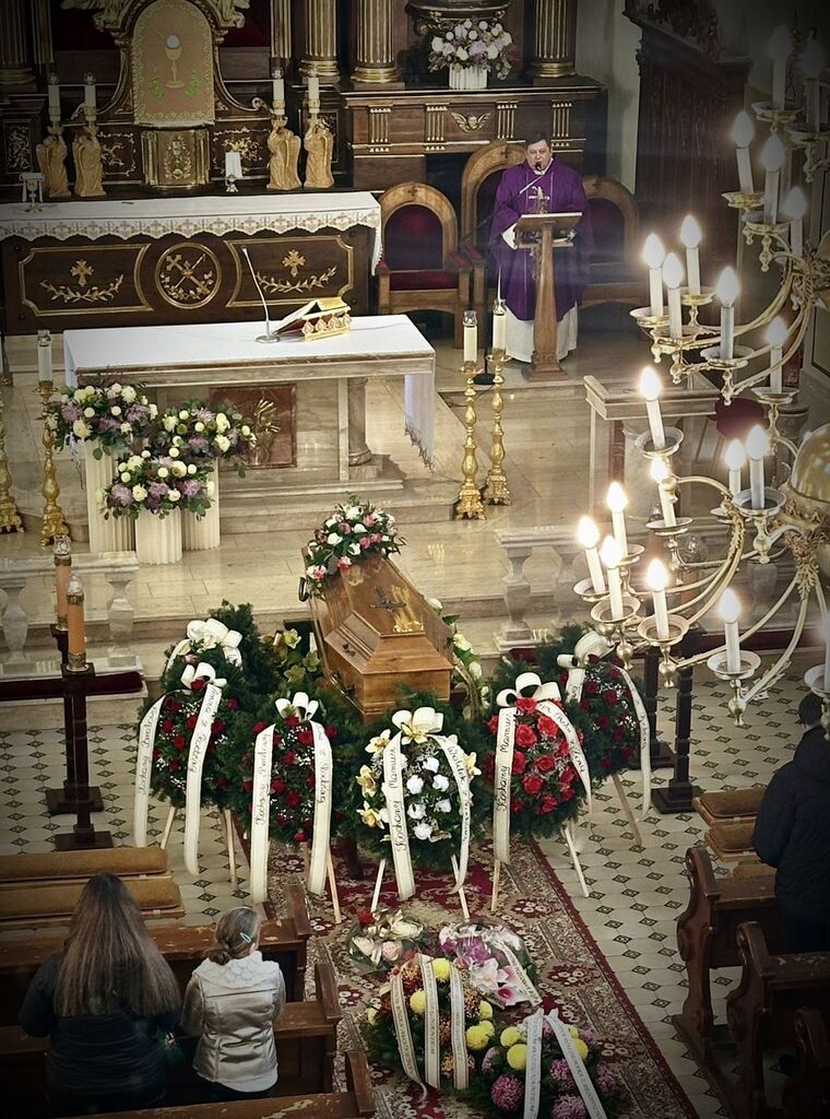 Ostatnia droga śp. Ireny Strączko