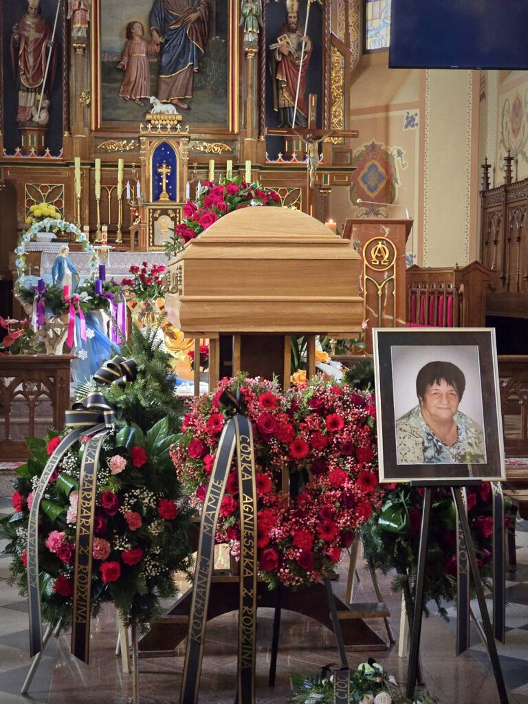 Ostatnia droga śp. Janina Wilk