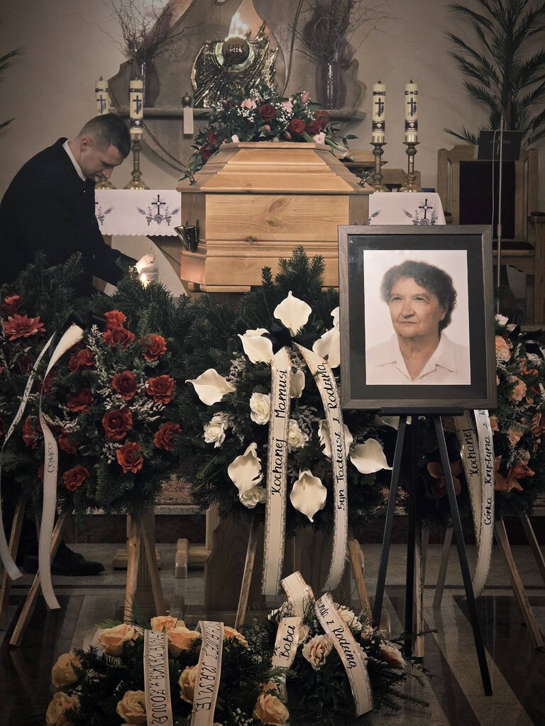 Ostatnia droga śp. Cecylii Dyka