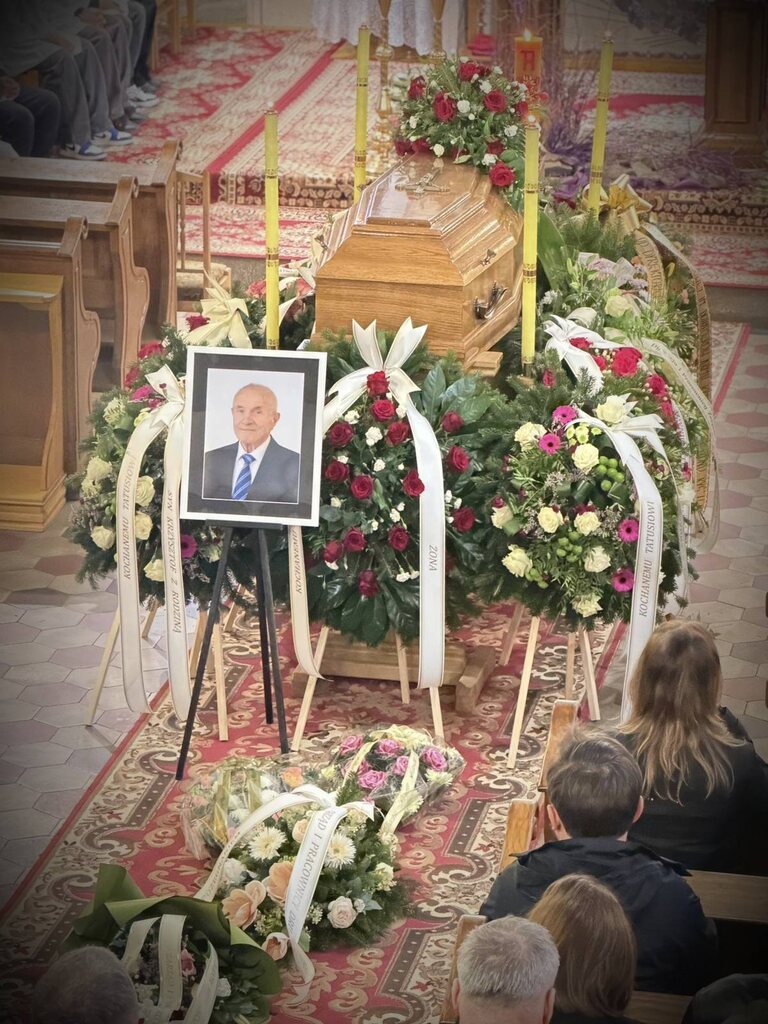 Ostatnia droga śp. Stanisława Topolskiego