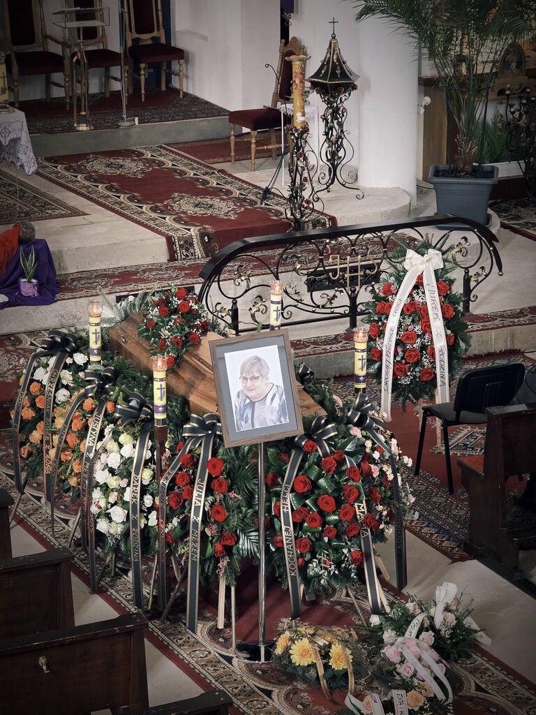 Ostatnia droga śp. Heleny Leśniak