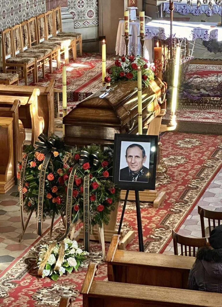 Ostatnia droga śp. Ryszarda Zapora