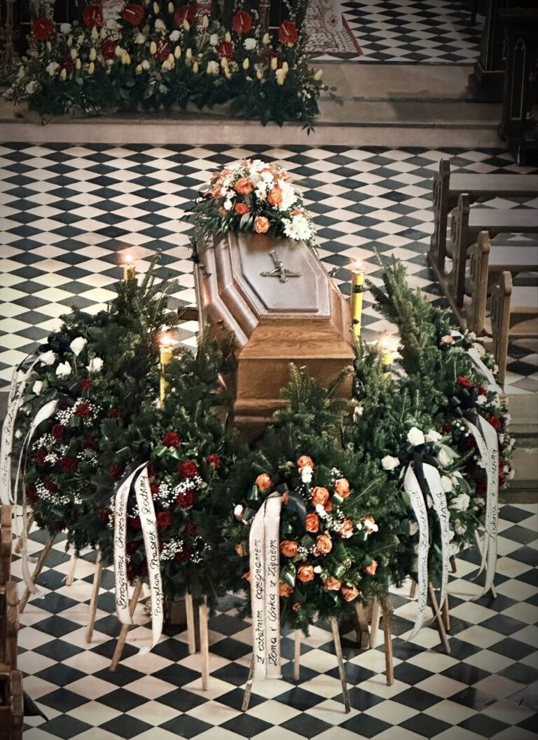 Ostatnia droga śp. Władysława Ptaszka