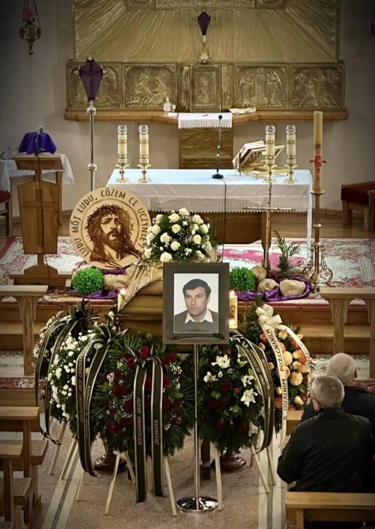 Ostatnie pożegnanie śp. Aleksandra Praszka
